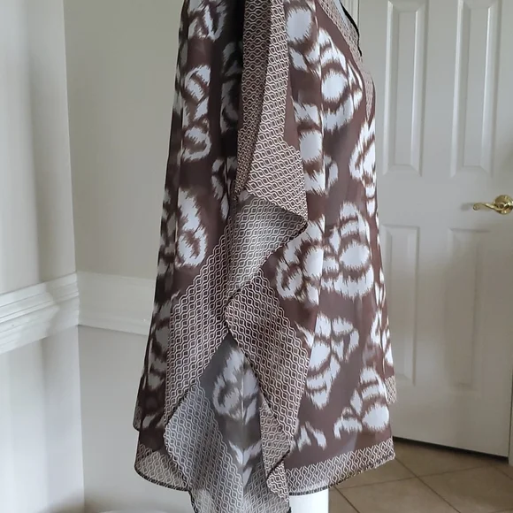 Talbots Sheer Top Tunic Size Small Medium - Picture 4 of 8